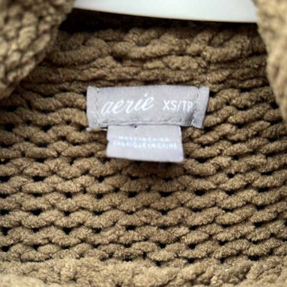 Aerie Oversized Chenille Turtleneck Sweater - Picture 8 of 11